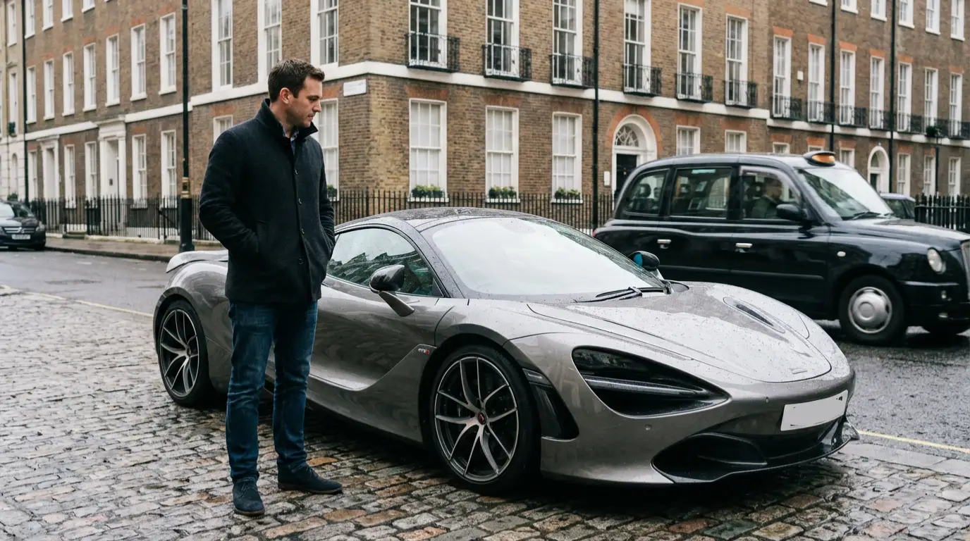 McLaren 720S for hourly car hire in Bedford