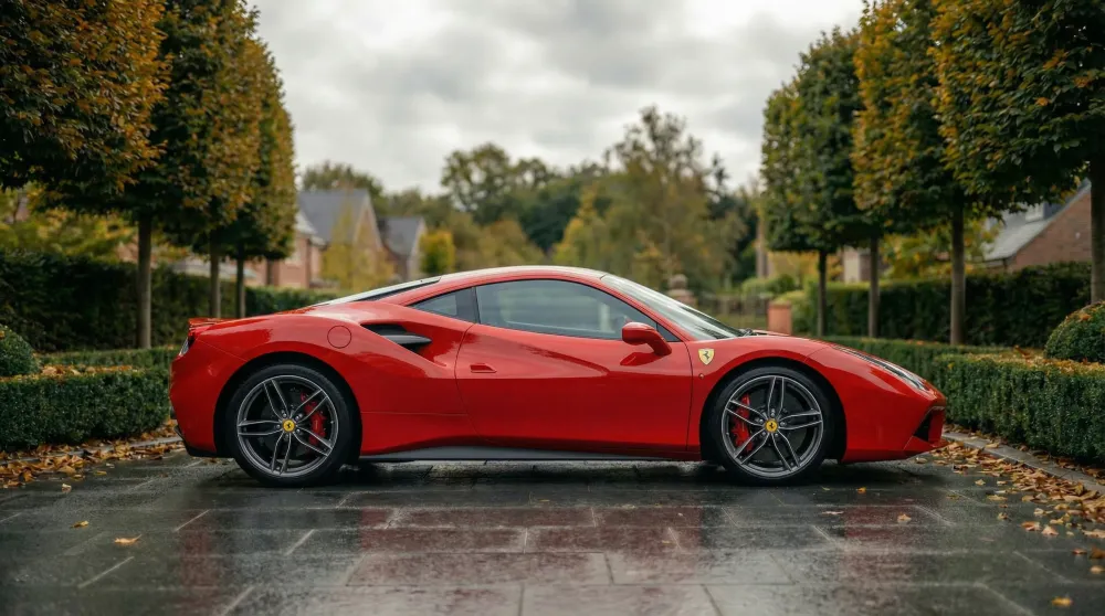 Ferrari 488 Spider Side — Bradford