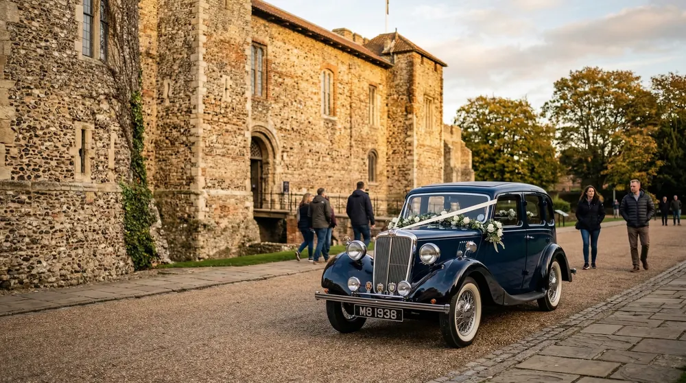 Vintage Car Hire Hero — Colchester