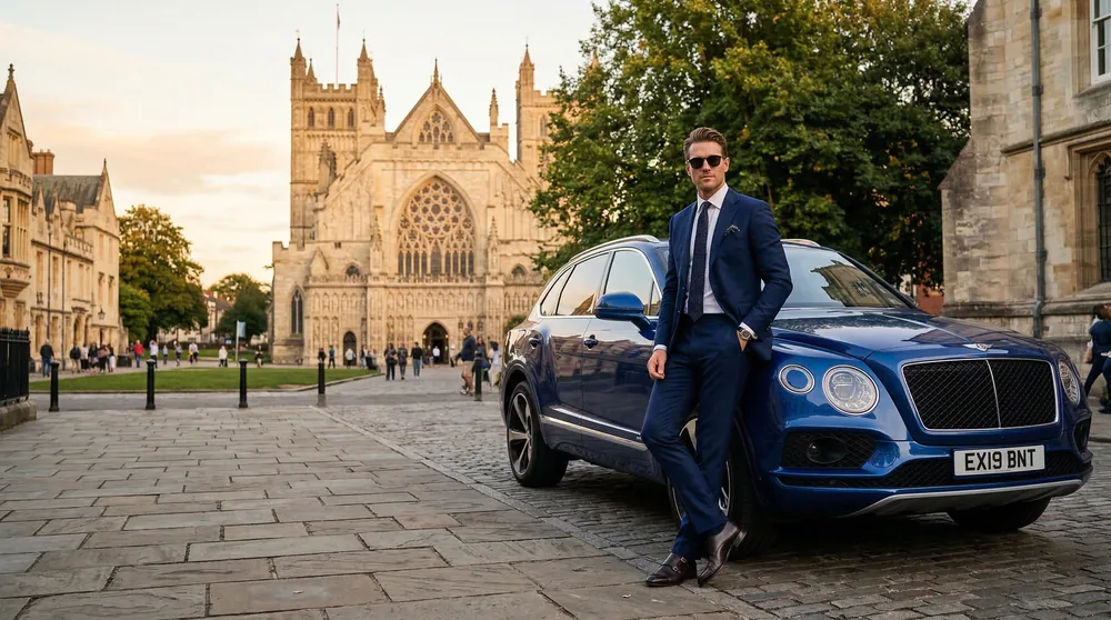 Photoshoot Car Hire Hero — Exeter