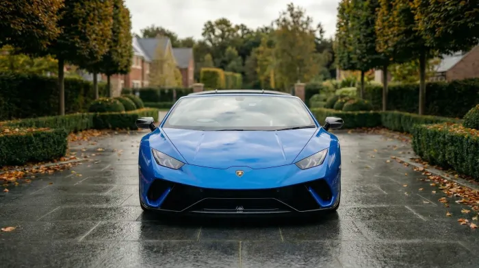 Lamborghini Huracan Performante for track day car hire in Exeter