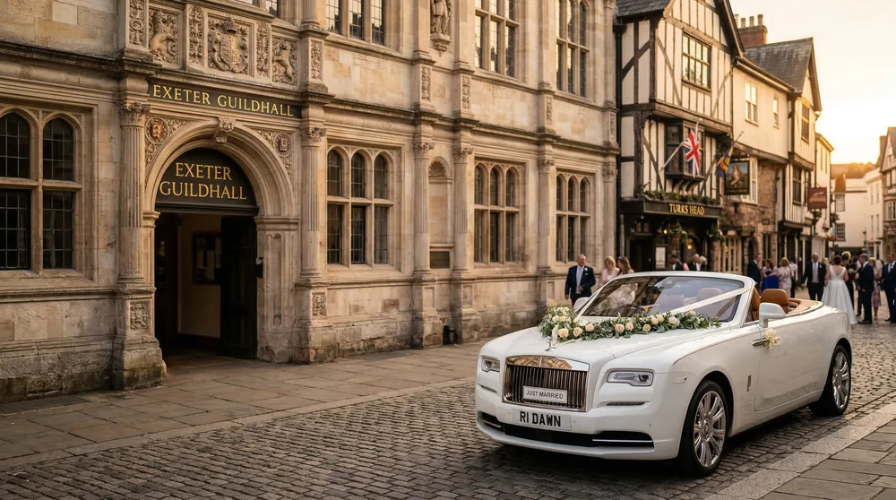 Wedding Car Hire Hero — Exeter