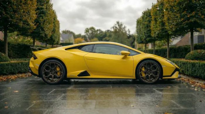 Lamborghini Huracan Tecnica — step 2, self-drive supercar hire in Inverness