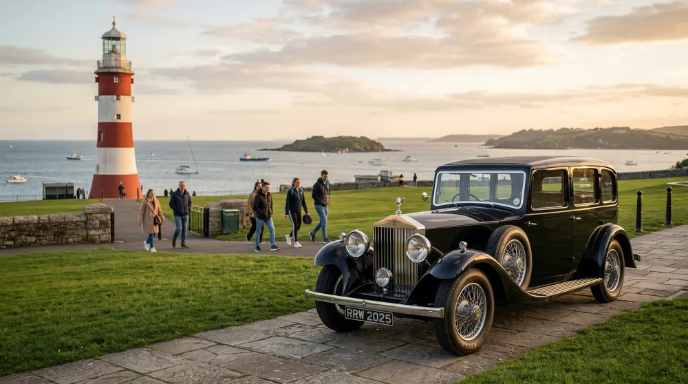 Vintage Car Hire Hero — Plymouth