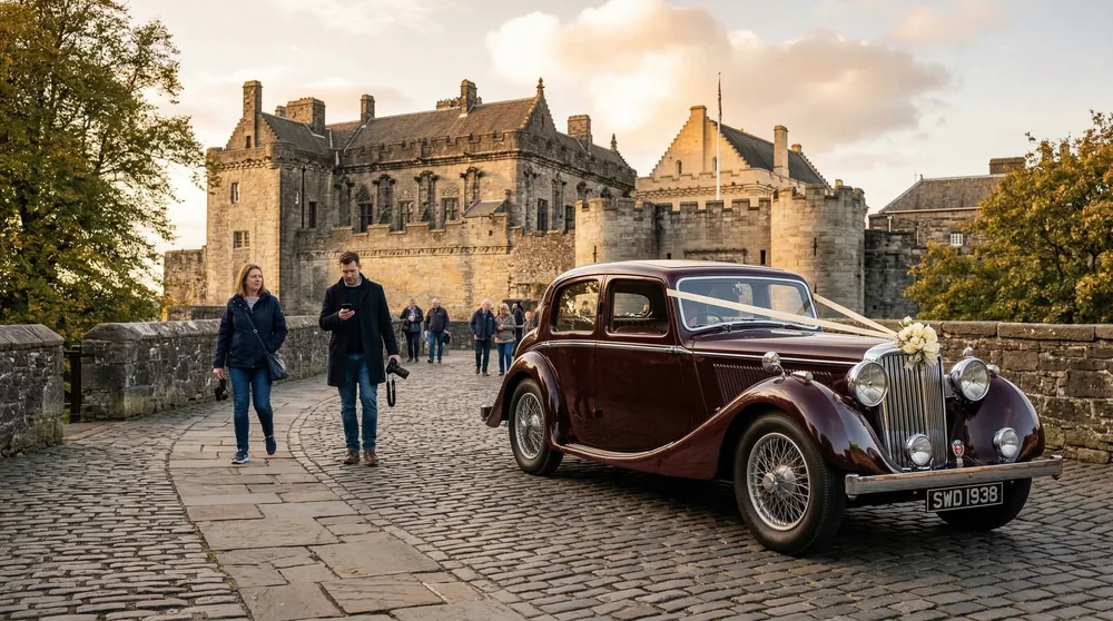 Vintage Car Hire Hero — Stirling