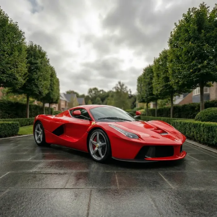 Ferrari LaFerrari for film TV car hire in Worcester
